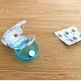 thumbnail image 5 of 2Pcs Blue Portable Pill Taker Remover, Blister Pack Opener Popper Assistance No Contact Easy to Take Out Portable Travel Tablet Dispenser Pills Extractor Tool for Elderly, Disabled,Medication Aids, 5 of 5