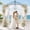 White, variant on 2 Panels Wedding Arch polyester Fabric 19.6'' x 2.5FT Sheer Arch Drape Backdrop Drapes for Summer Wedding Bridal Shower Baby Shower Photo Booth Church Birthday Party Outdoor Decor