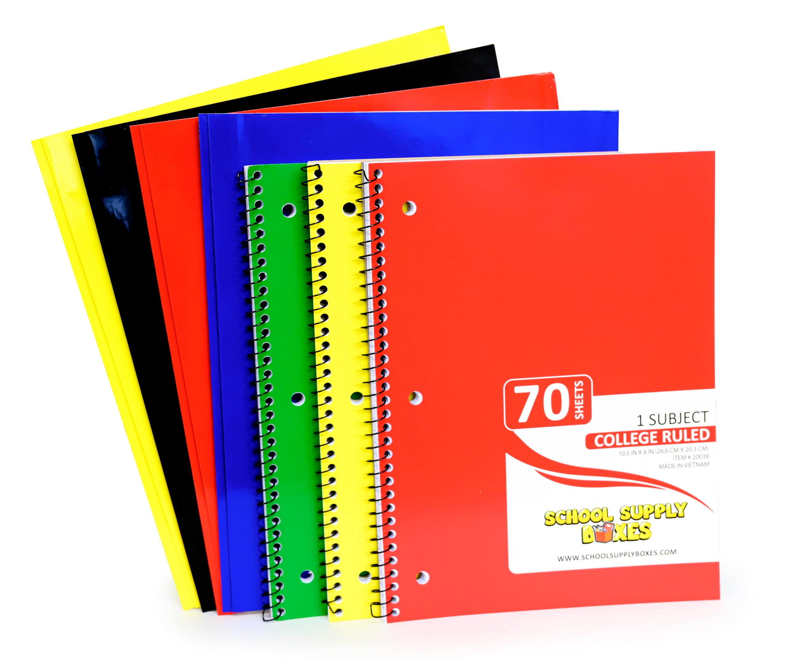 School Supply Boxes | 17" Solid Black Backpack Bundle for High School