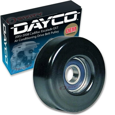 Dayco AC Drive Belt Tensioner Pulley compatible with Cadillac Escalade EXT 6.2L V8 2002-2008