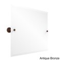 thumbnail image 3 of Frameless Landscape Rectangular Tilt Mirror with Beveled Edge in Polished Nickel, 3 of 5