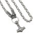thumbnail image 5 of Thor's Hammer and Double Dragon Head Pendant Necklace - Stainless Steel Chain, Nordic Viking Jewelry Gift, 5 of 5