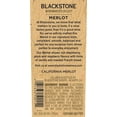 thumbnail image 3 of Blackstone Merlot Red Wine, 750ml Bottle, 3 of 4
