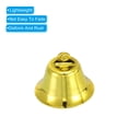 thumbnail image 3 of Unique Bargains Mini Jingle Bells 0.9' Metal Hanging Bells Yellow 50Pack, 3 of 5
