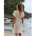 thumbnail image 4 of EKOUAER Bathing Suit Cover Up Chiffon Swim Suit Coverup Tie Front Sheer Beach Kimono Coverups Swimwear Cardigans, 4 of 6