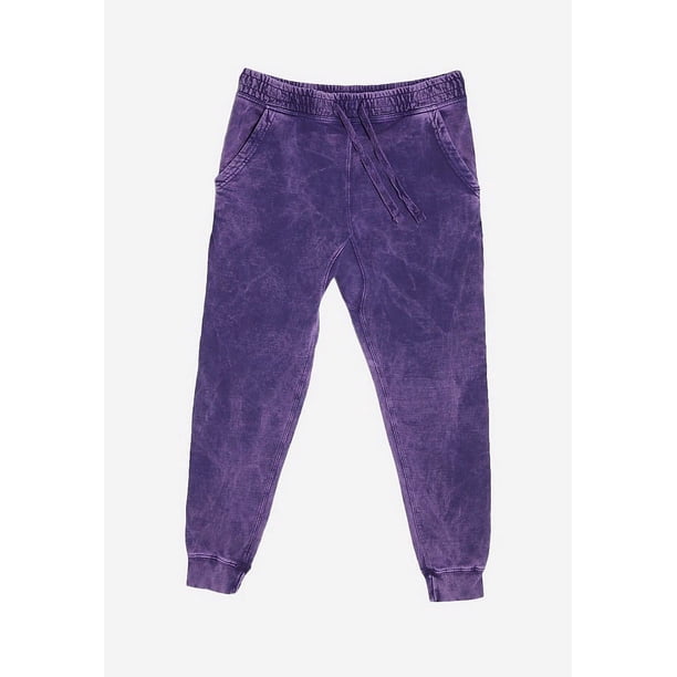 Lane Seven LST009 Unisex Vintage Jogger Pant-VINTAGE CLOUD PURPLE