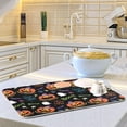 thumbnail image 6 of Coolnut Halloween Ghost Pumpkin Dish Drying Mat Absorbent Reversible Drying Pad Dish Drainer Rack Mat for Kitchen Countertops Sinks,16"x18", 6 of 6