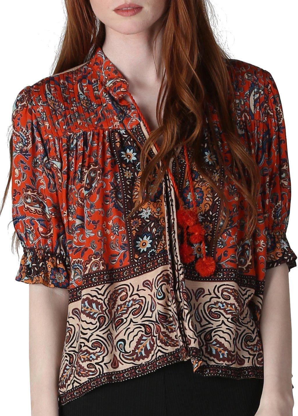 red bandana button down