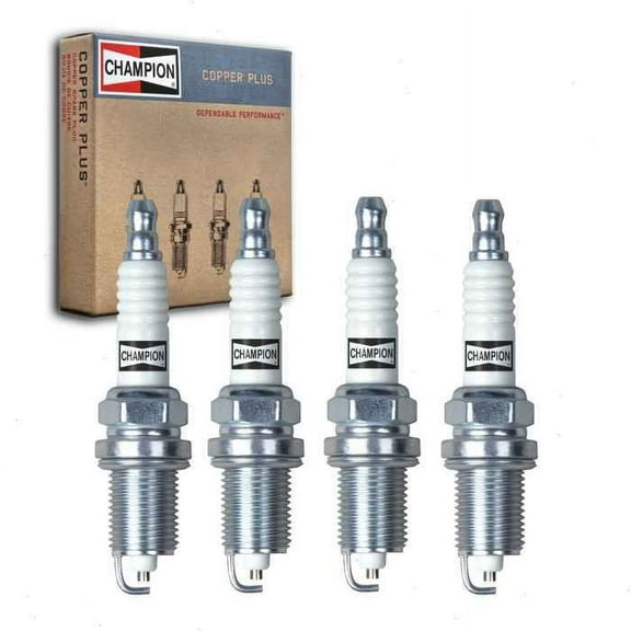 4 pc Champion Copper Plus Spark Plugs compatible with Dodge Journey 2.4L L4 2009-2020