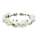 thumbnail image 1 of Corona de flores rosas ajustable para mujeres y niñas, diademas, corona de pelo romántica, tocado, boda, fiesta de cumpleaños, 1 of 5