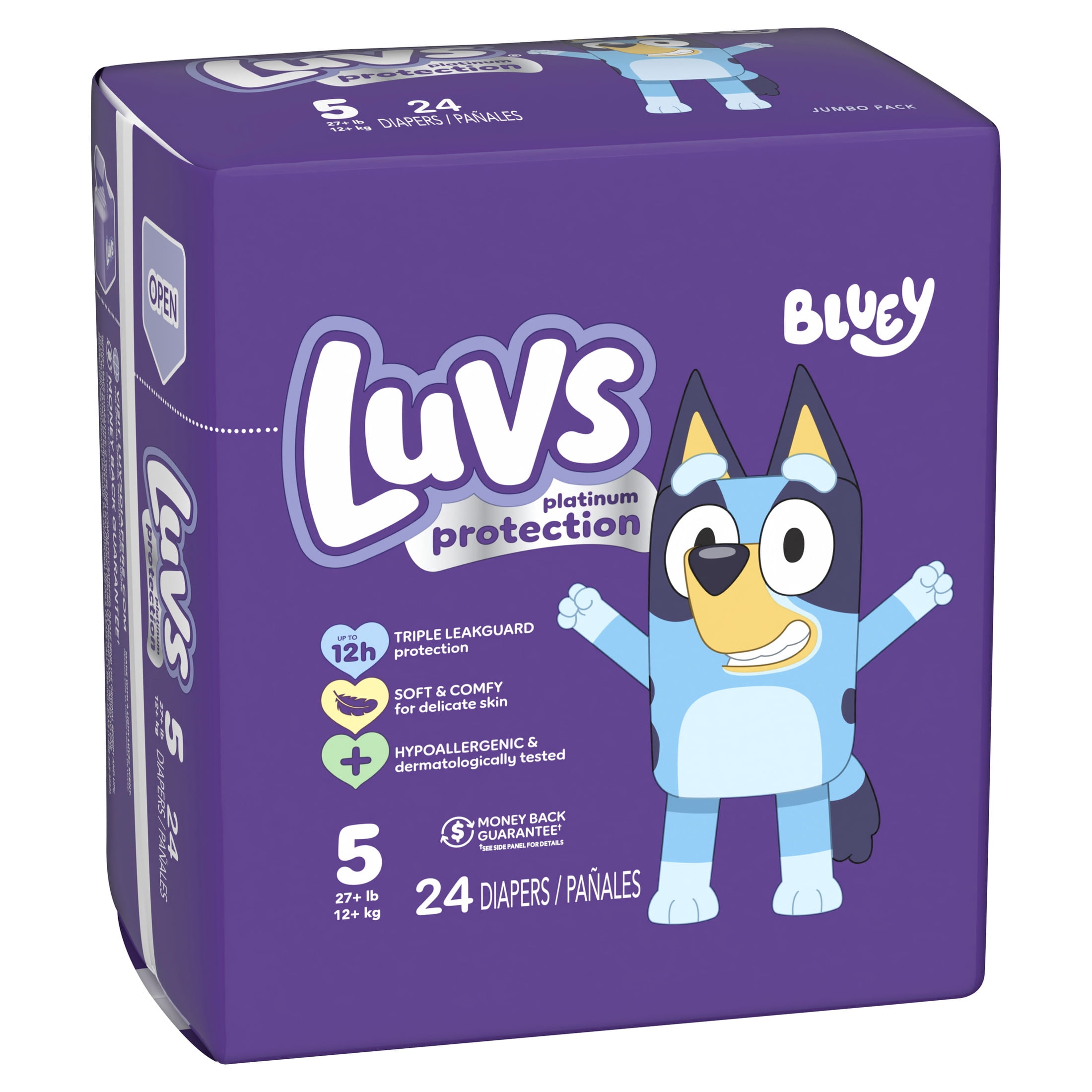 Luvs Platinum Protection Baby Diapers Size 5, 24 Count (Select for More Options)