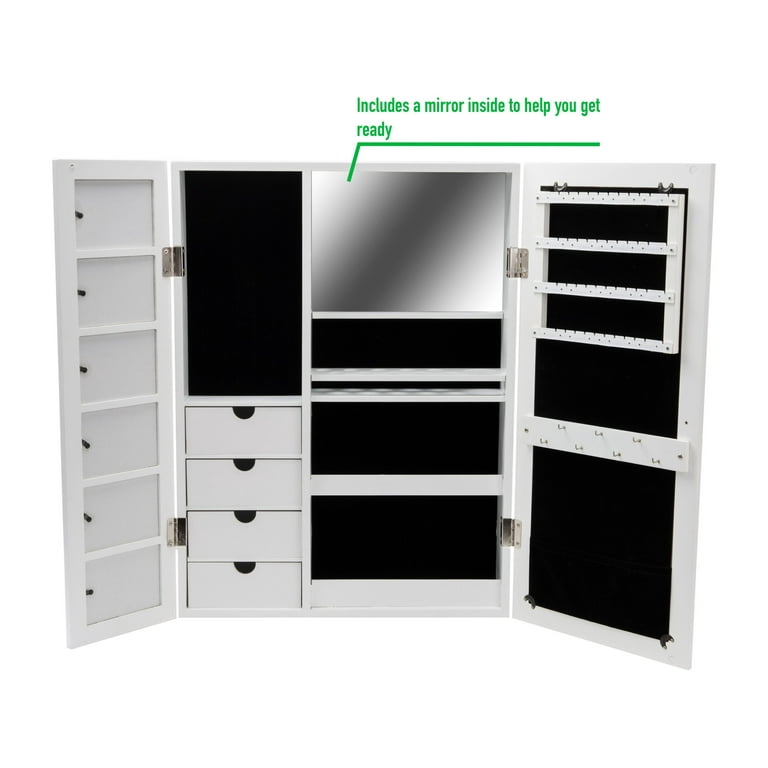 Mind reader 2024 jewelry armoire