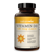 Naturewise Vitamin D3 5000 IU (125mcg) 360 Softgels
