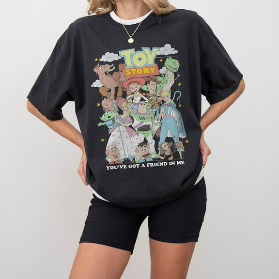 Retro You've Got A Friend In Me Toy Story Shirt, Toy Story Shirt, Disney Pixar Shirt, Woody Buzz Toy Story Party 2025 Shirt