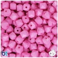 thumbnail image 1 of BeadTin Light Pink Opaque 10mm Faceted Cube Acrylic Beads (125pcs), 1 of 1