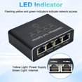 thumbnail image 3 of Divisor RJ45 LAN 1 A 2/1 3/1 4 Con Cable Alimentación USB 1000Mbps, 3 of 9