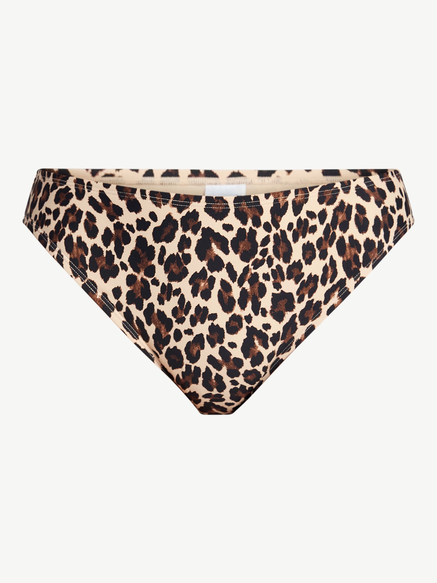 Time and Tru Women's and Women's Plus Mid Rise Bikini Swim Bottoms, Sizes XS-3X