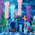 thumbnail image 7 of RUseeN Jellyfish Paper Lanterns 6 Pacs Under The Sea Party Decorations Mermaid Party Baby Shower Decorations, Hanging Jelly Fish for Ocean Birthday Party Decorations, 7 of 7