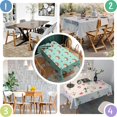 thumbnail image 4 of Cute Hedgehog and Love Rectangle Tablecloth 60"x84",Waterproof Polyester Rectangle Table Cloth, Wipeable Spillproof Polyester Tablecloth for Dining, Camping, Indoor and Outdoor, 4 of 5