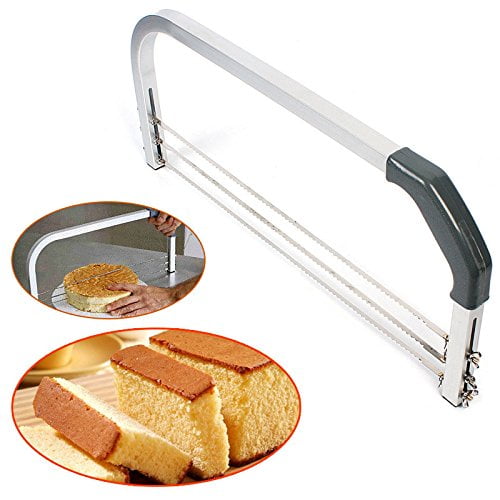 Gooday Â Adjustable Large 3 Blades Cake Cutter Interlayer Cake Slicer