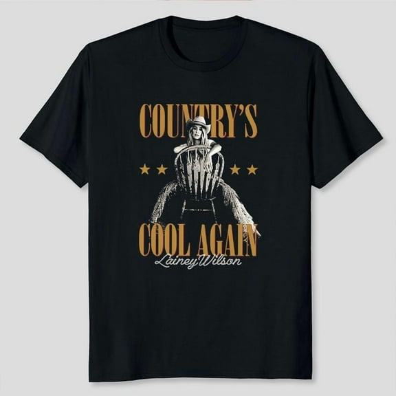 Lainey Wilson Country's Cool Again T-Shirt, Sizes S-5XL - Gategoo