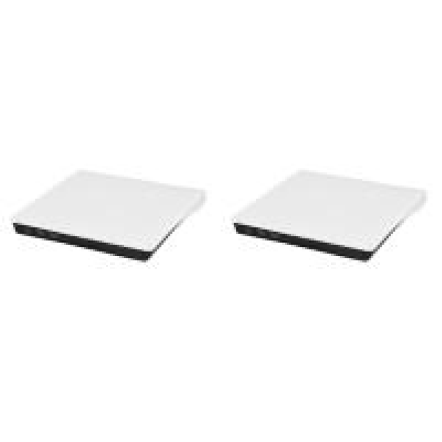 DQrwqpou USB 3.0 SATA Externo DVD CD-ROM RW Player Caja unidad óptica (Blanco)