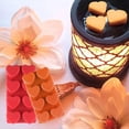 thumbnail image 4 of Recipientes para Derretir , Moldes para Derretir de Plástico Transparente Vacío de 8 Cavidades, 25 Paquetes de Conchas en Forma de Corazón para Tartas, Derretida., 4 of 6