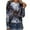 Gray blouse tops for women, variant on USSUMA Long Sleeve Women Tops Dressy Casual Loose Cute Basic Trendy T-Shirt Shirts Oil Painting Vintage Colorful Print Tunics Top Plus Size for Women Crewneck Fall Female Blouse Long Sleeve