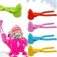thumbnail image 1 of Snowman /S/Blue/1Pc Snowball Maker Clip Duck Heart Bear Shaped Snow Sand Mold Tool Outdoor Fun Toys, Makes Perfectly Duct Shaped Snowball In Roughly One Second, 1 of 8