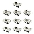 thumbnail image 2 of Colaxi 10Pcs U Type Clips with Thread Stainless Steel Portable High Hardness Sturdy U Type Clip Nut for Motorcycle Scooter Car M4, 2 of 7