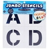Stencil Letters And Numbers Jumbo
