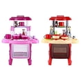 thumbnail image 2 of Cocina electrónica para niños, juego de estufa de juguete para niña, regalo de cumpleaños, golosinas prácticas, 2 of 3