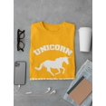 thumbnail image 3 of Unicorn University Unicorn Graphic Design Men T-Shirt, Male Small, 3 of 4