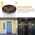 thumbnail image 4 of 2pcs Wall Lamp Solar Powered 600mAh IP65 Solar Powered Street Lamp Waterproof Colorful Lighting Landscape Light Street Fence Lamp for Yard Porch Garden, 4 of 9