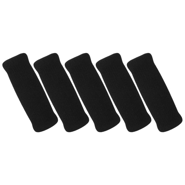 unbranded 5Ud Repuestos De Empuñadura Para Bastón Antideslizantes Con Espuma Cómoda Y Duradera Color Negro