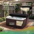 thumbnail image 6 of Lifesmart LS700DX Hot Tub - 7 Person, 90-Jet, 220-Volt, Sea Salt/ Espresso Brown, 6 of 19