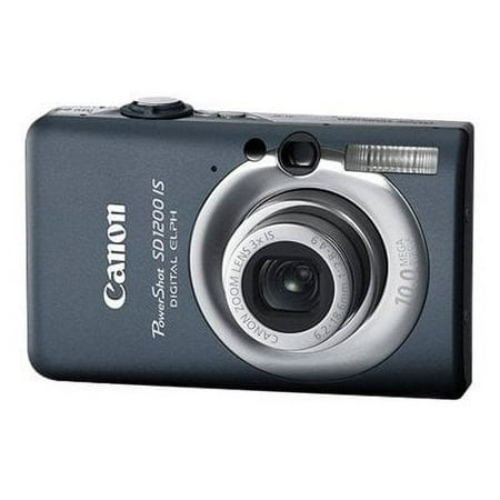 Canon PowerShot ELPH SD1200 IS - Digital camera - compact - 10.0 MP - 3x optical zoom - dark gray