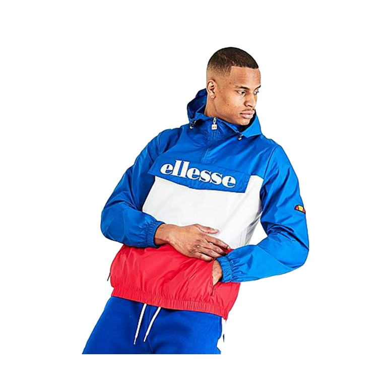 Monumentaal Doe alles met mijn kracht Terugspoelen Ellesse Domani Half-Zip Mens Jackets Size L, Color: Blue/White/Red -  Walmart.com