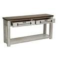 thumbnail image 3 of Home Fare Console en Chêne Clair et Blanc, 3 of 6