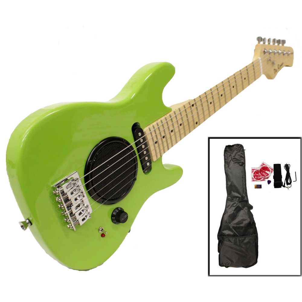 Child's Toy 30" Electric Guitar w/ Builtin Amp Includes Case & Acc