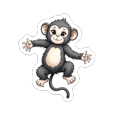 thumbnail image 6 of cartoon Monkey Stickers Stickers, Waterproof Monkey Stickers Sticker for Water Bottle Laptop Phone Cases Planner Skateboard Luggage Helmet Party Favor Decor, Ideal for Adults Teens Teacher Rewards, 6 of 9