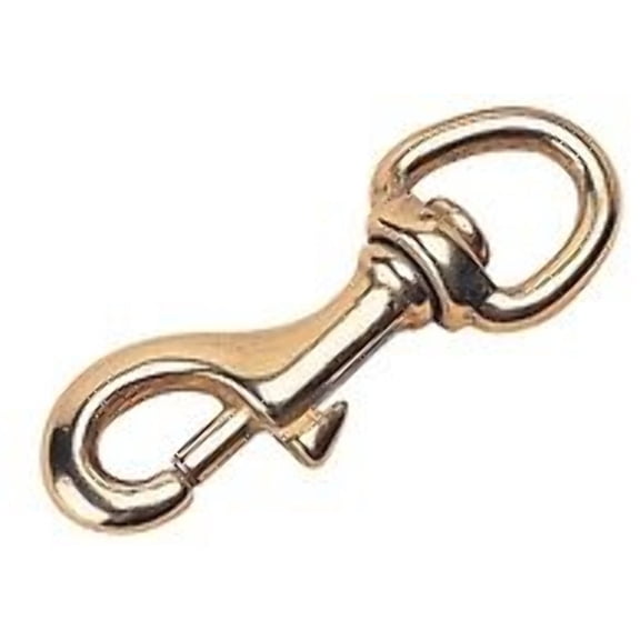 Swivel Eye Bolt Snap Sand Cast Brass