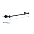 thumbnail image 3 of Franklin Brass 139574 18 in. Somerset Towel Bar - 1 Pack, 3 of 4