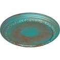 thumbnail image 3 of Ekena Millwork 19 1/2"OD x 1 3/4"P Carlsbad Ceiling Medallion (Fits Canopies up to 14 1/4"), Hand-Painted Copper Green Patina, 3 of 6