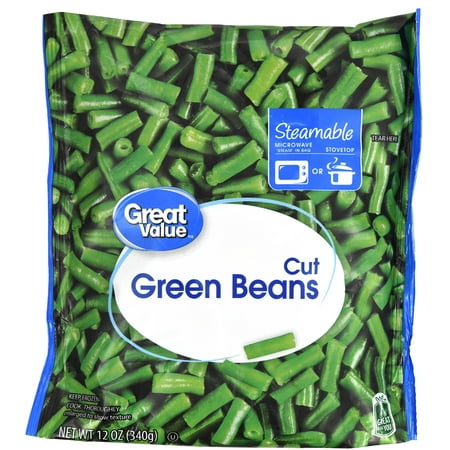 Great Value Cut Green Beans, 12 oz