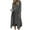 Gray, variant on Wdfiry Button Down Shirt Dress for Womens Long Sleeve Cotton Linen Dressy Dress with Pockets Turn Down Collar Plus Size Casual Dress, S-5XL