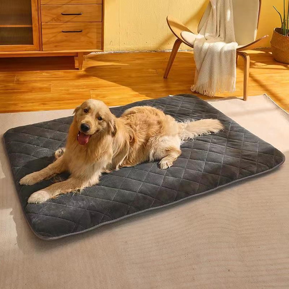 CSCHome Dog Bed Cat Beds Washable Self-Warming Crate Pad for Small Medium Large Dog Pet Products