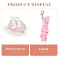 thumbnail image 4 of 1 Set Rabbit Clothes Small Animals Harness Bunny Costume leash Bunny Clothes and Leash, 4 of 8