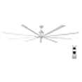 thumbnail image 3 of iLIVING HVLS Big Ceiling Fan with IR Remote, High Volume Low Speed Fan, Reversible (88-Inch / 11839 CFM), White, 3 of 4