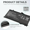 thumbnail image 5 of TE03XL Battery for HP Pavilion 15-bc Omen 15-AX Series 849910-850 849570-541 USA, 5 of 6